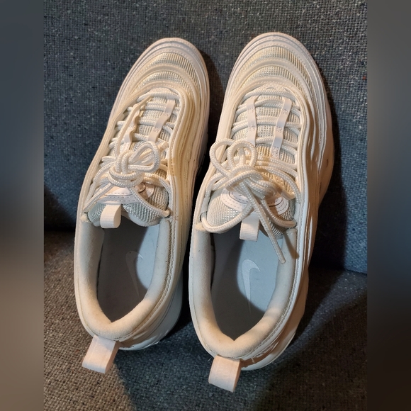 Nike Air Max '97 "Triple White" Size9.5 Mens - Picture 6 of 10